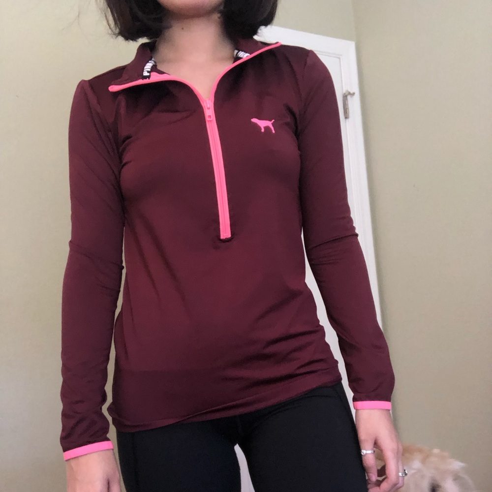 Pink Quarter zip jacket